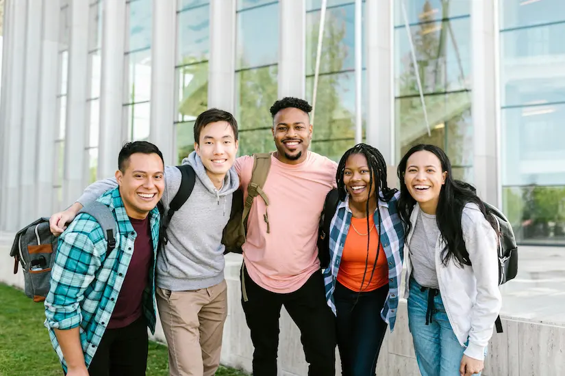 Students studying abroad
